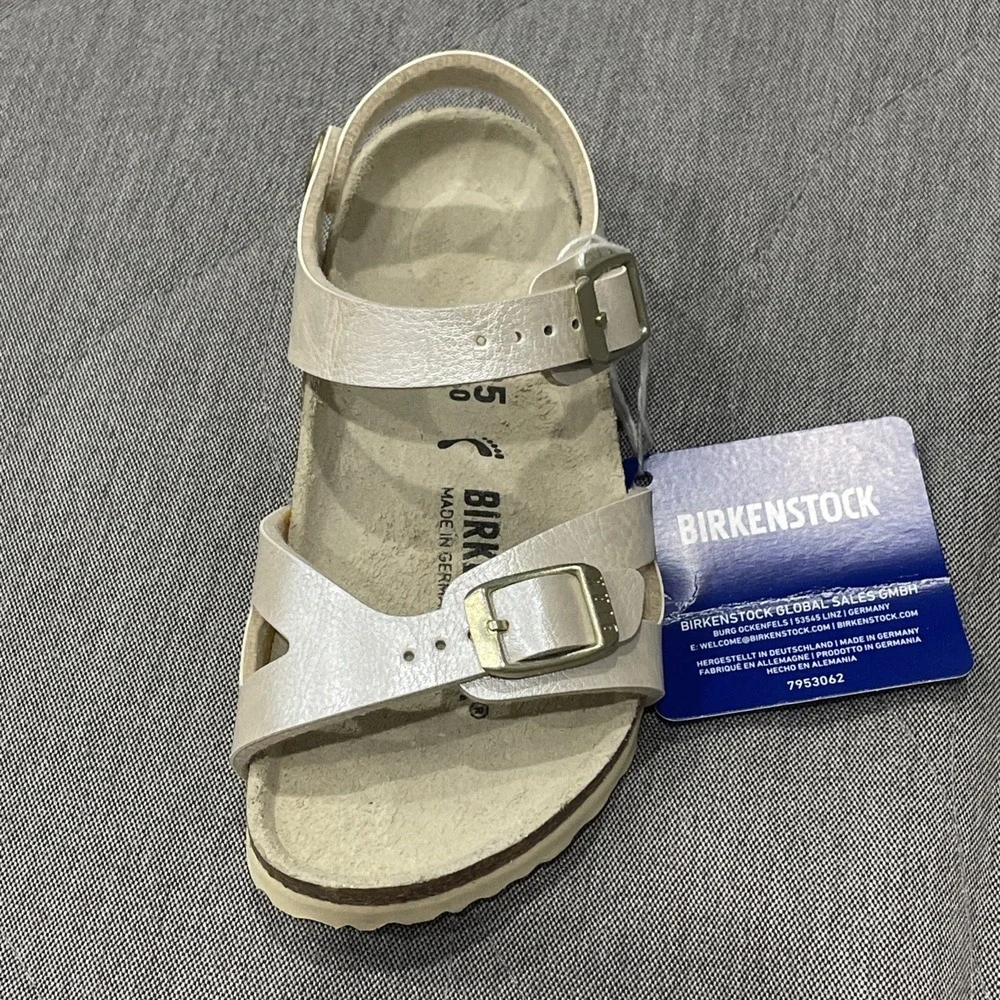 Birkenstock Rio Kids Graceful Pearl White 25/160/ C7 